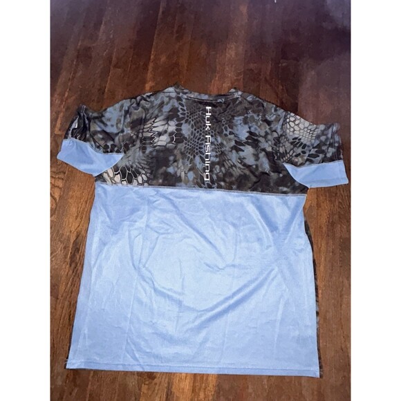 Huk Performance Fishing Men’s XL Blue Camouflage - Picture 3 of 3